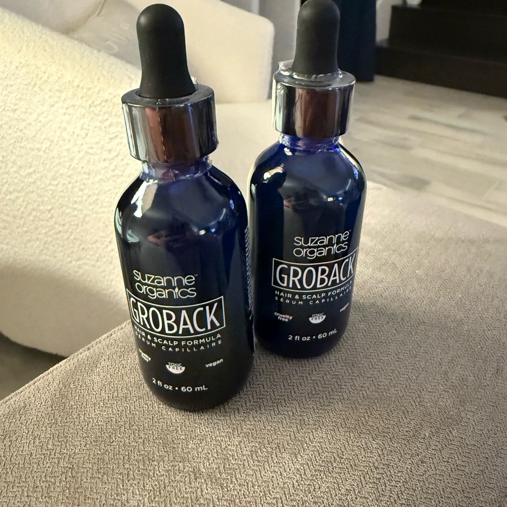 Suzanne Somers Set of 2 Brand New Groback Hair & Scalp Formula - Blue